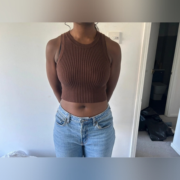 H&M brown tops - Picture 2 of 3